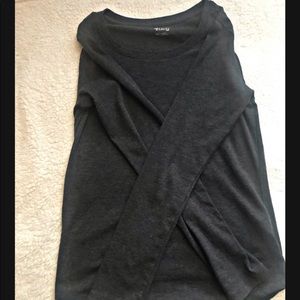 Grey long sleeve shirt